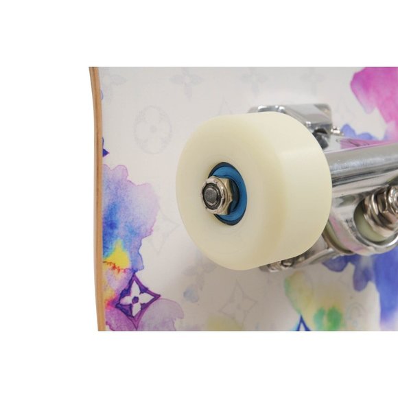 Louis Vuitton Skate Deck Watercolor LV Monogram Logo Skateboard SS21 Display - Picture 6 of 12